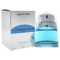 Glenn Perri Unpredictable EDT bottle offers versatile daily fragrance for men.