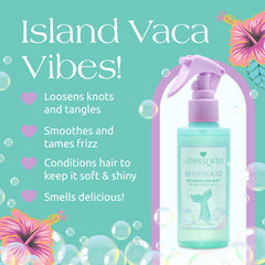 Glimmer Wish Kids Detangler Hair for easy brushing.