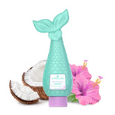 Glimmer Wish Mermaid Shampoo bottle with tropical scent for soft, manageable hair.