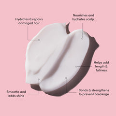 Glimmr hair mask with superfood extracts illustrates nourishing shine and softness