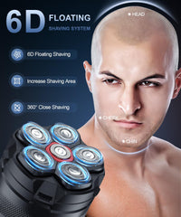 GLLAVA head shaver 10000rpm motor for fast full-head shave