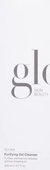 Pump-dispense shot of Glo Skin Beauty Purifying Gel Cleanser for easy daily cleansing