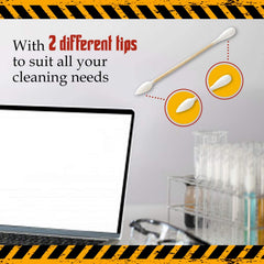 Glob Mops XL cotton swabs electronics cleaning for delicate device interiors.