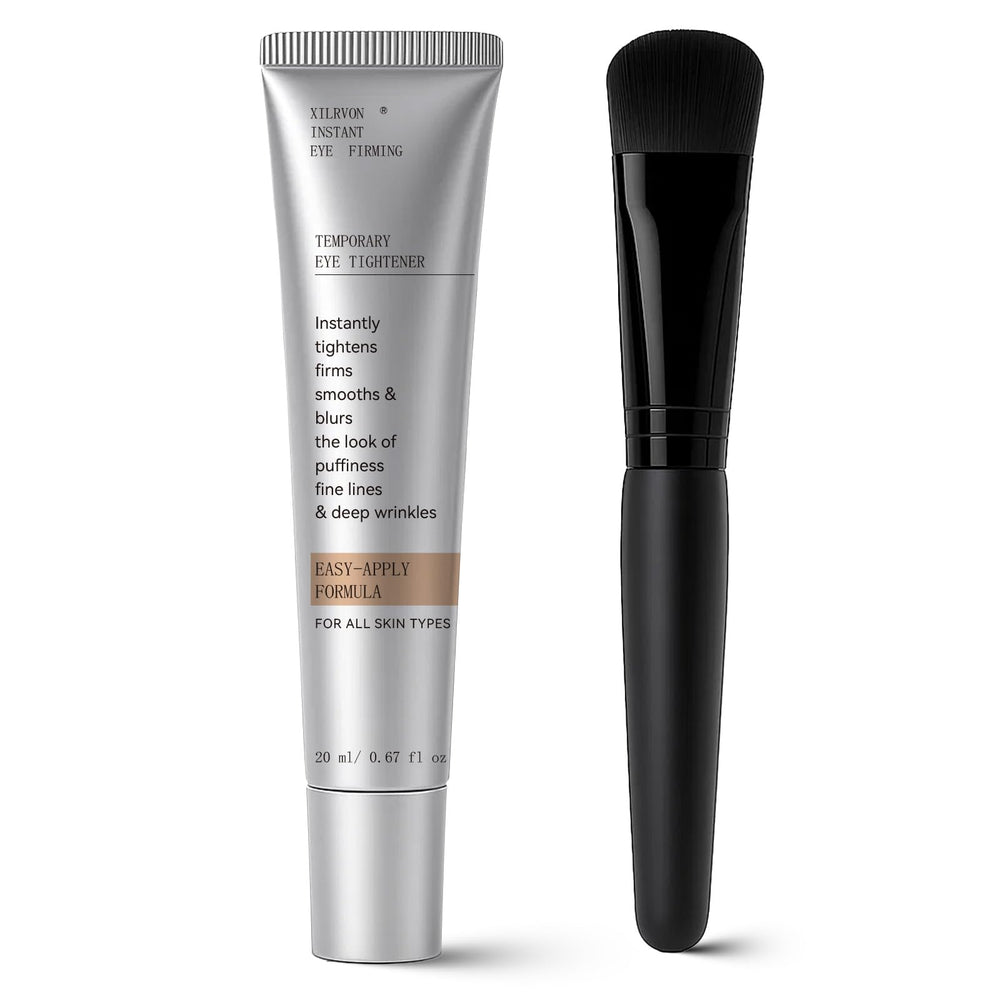 Glopink Instant Eye Tightener brush-application enables precise on-the-go puffiness relief.