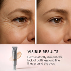 Glopink Instant Eye Tightener compact aids quick morning eye refresh.