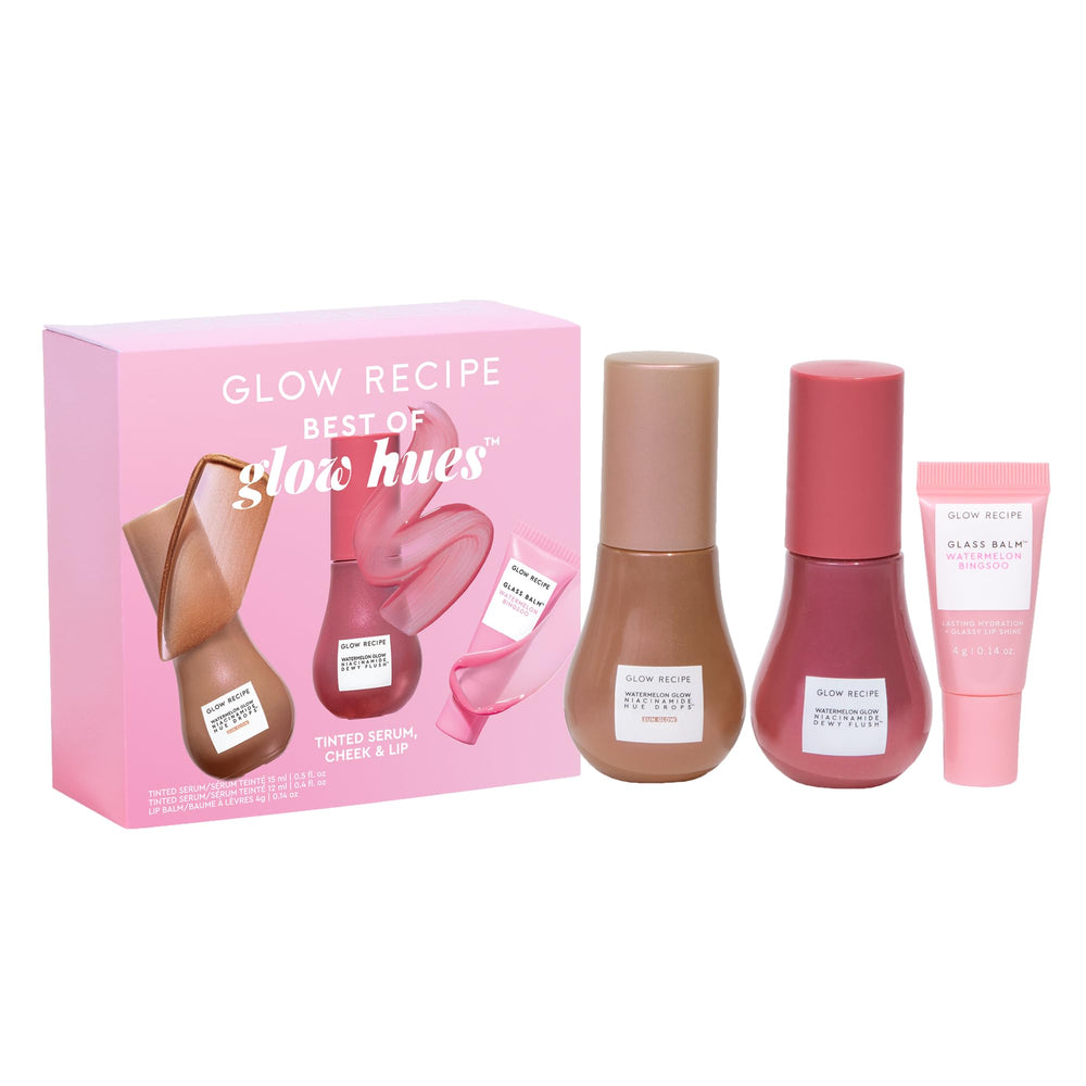 Glow Recipe Hue Drops Sun Glow travel bottle for a hydrated, radiant glow