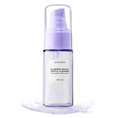Glow Recipe Blueberry Bounce Face Wash travel pump for gentle makeup removal