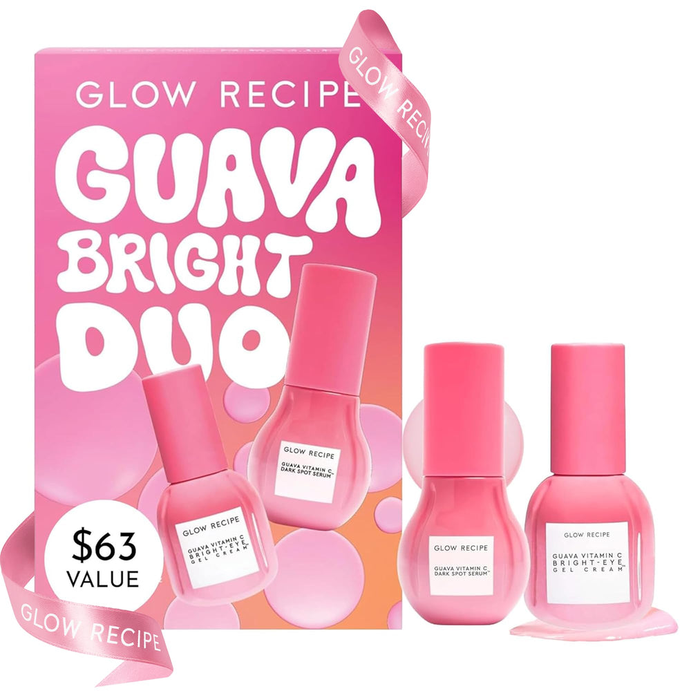 Glow Recipe guava gift set packaging front view ideal for gifting and skin glow.