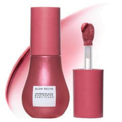 Glow Recipe Niacinamide Dewy Flush Berry Flush bottle shows radiant glow and tint for cheeks