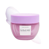 Glow Recipe Plum Plump jar closeup showing refillable packaging for daily hydration