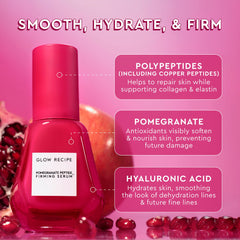 Glow Recipe serum pump close-up showing controlled dispensing for easy morning and night routines.
