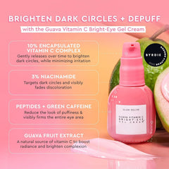 Glow Recipe vitamin C face serum drops close-up shows quick-absorb formula benefits.