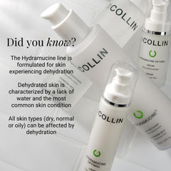 G.M. COLLIN Hydramucine Hydrating Mist neck and décolleté use for a refreshed look.