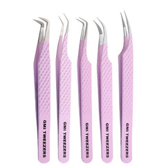 GMI Tweezers fiber-tip lash tweezers professional, precise application for eyelash extensions.