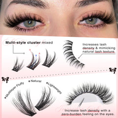 Goddvenus C Curl lash extensions close-up with soft natural curl