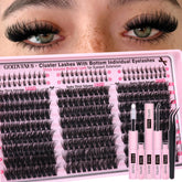 Goddvenus fluffy lash clusters kit packaging shows premium DIY lash kit for effortless at-home styling.