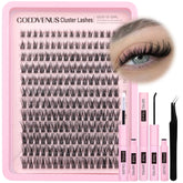 Goddvenus lash clusters kit packaging— beginner-friendly at-home lash kit presentation for DIY enthusiasts