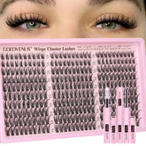 Goddvenus lash clusters kit packaging demonstrates an eco-friendly, beginner-friendly design.