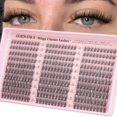 Goddvenus lash clusters wispy 9-14mm collection for natural flutter and quick enhancement