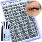 Goddvenus natural lash clusters kit box organized for easy DIY lash crafting
