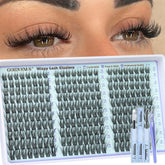 Goddvenus Wispy Lash Clusters Kit box view for natural-looking fullness and effortless daily wear.
