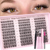 Goddvenus Wispy Lash Clusters Kit packaging for at-home DIY lash extensions.
