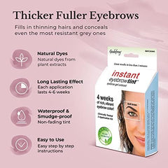Godefroy brow color Step 1 demonstrates precise, mess-free tint application.