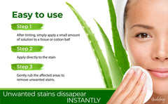 Godefroy stain remover tissue swipe for easy tint removal