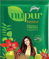 Godrej Nupur Henna 1000g packaging ready for at home mehndi sessions.
