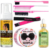 Goiple Edge Control Wax Women packaging kit with all-in-one braiding tools
