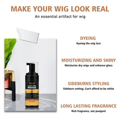 Goiple melting spray for lace wigs delivers strong hold and worry-free wear.