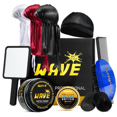 Goiple wave pomade bottle shows strong hold and sleek waves.