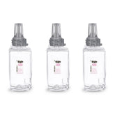 GOJO ADX-12 three-refill pack front view, fragrance-free and easy to maintain hygiene