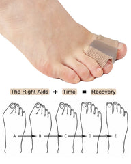 Golbylicc toe spacers close-up highlighting two-loop design for stability