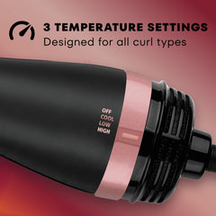 Detachable brush on Gold N Hot Ionic Dryer and Styler allows easy storage
