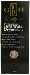Gold N Hot dryer cool shot button helps set styles with lasting hold.