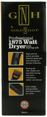 Gold N Hot professional dryer with double-pik detangles gently during styling.