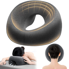 Goldencivetcat face-down pillow with breathable channels for cool, comfortable rest.