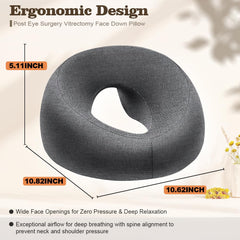 Goldencivetcat memory-foam support contours to your face for gentle, personalized comfort.
