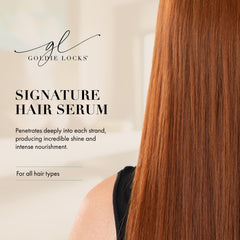 Goldie Locks Signature Serum frizz smoothing action for tame flyaways