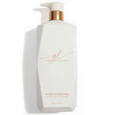 Goldie Locks Ultra Hydrating Shampoo bottle pour demonstrates gentle cleanse for color-treated hair