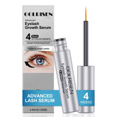 GOLRISEN eyelash growth serum bottle showing compact 4ml size for daily use.