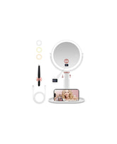 GOMIPURU dual-side makeup mirror 30x/1x for precise detailing.