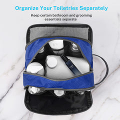 Gonex travel toiletry bag front pocket offers extra storage