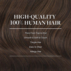 GOO GOO clip-in extensions include 2 extra clips for secure wear