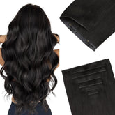 GOO GOO Invisi Edge clip-in extensions at 18 inch length for seamless blend