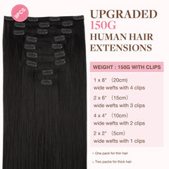 GOO GOO seamless-clip-in with silicone-backed clips for comfortable wear