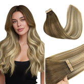 GOO GOO tape-in extensions 20inch 50g 20pcs for instant length and volume