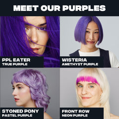 Good Dye Young applying color on hair for bold shade