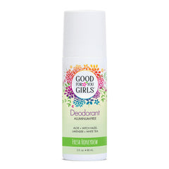 Good For You Girls deodorant bottle for Fresh Honeydew roll-on odor protection